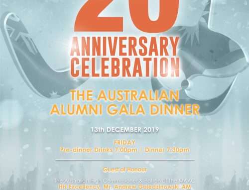 The MAAC 10th Australian Alumni Gala Dinner 2019